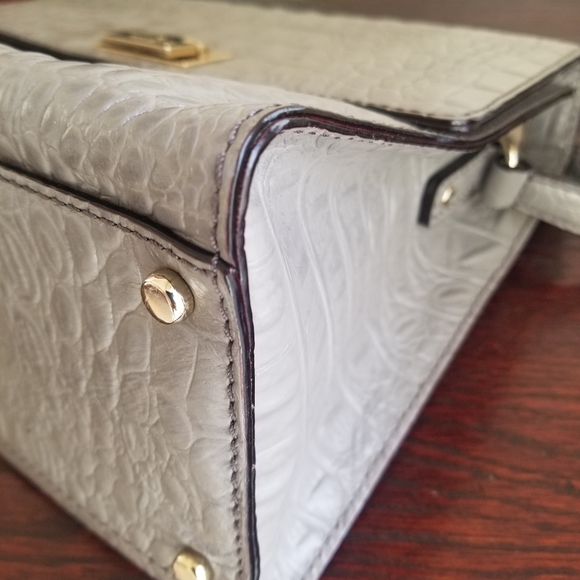 Kate Spade Doris  gray croc crossbody  bag - Picture 10 of 11